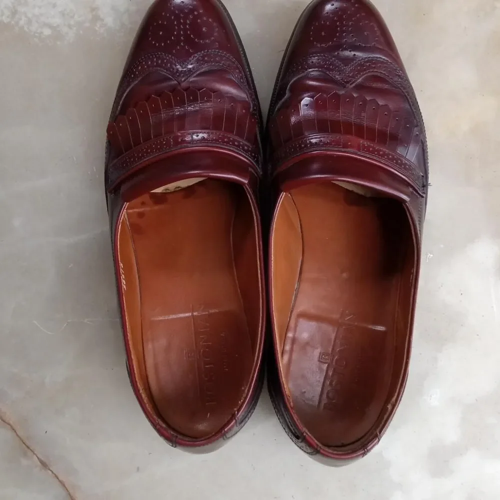 Bostonian Men's Burgundy Loafers